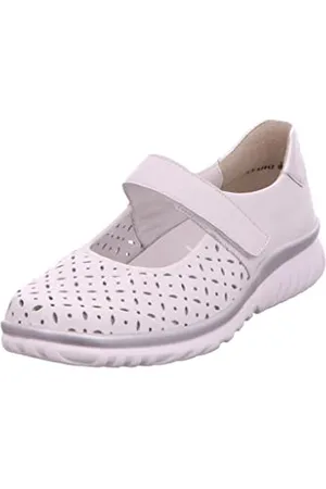 Semler Femme Lena-H Chaussure Baby, Blanc/argenté, 42 EU