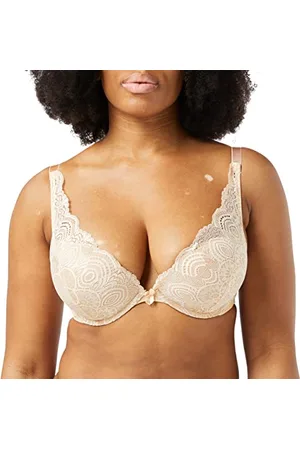 Wonderbra Cleavage Triangle Bra Soutien-Gorge Push up, Opaque, , 85B Femme