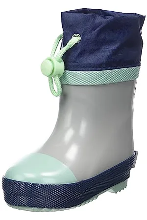 Playshoes Garçon Unisex Kinder Botte de Pluie, Gris, 25 EU