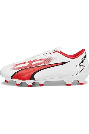 PUMA Ultra Play FG/AG Jr Chaussure de Football, Black Fire Orchid, 35.5 EU