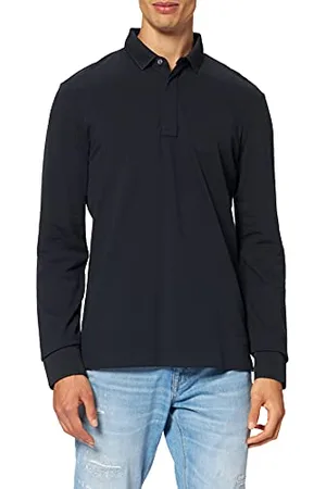 Armani Exchange Polo piqué à Manches Longues, , Medium Homme