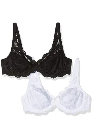 Playtex Soutien-Gorge avec Armatures Flower Elegance en dentelle Maintien x2 Femme, , 90B