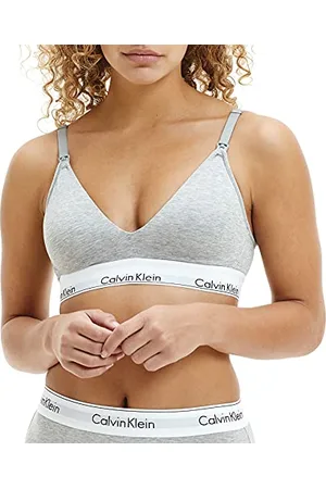 Calvin Klein Soutien-Gorge d’Allaitement Femme Maternity Bra sans Armatures, Multicolore (Grey Heather), XL