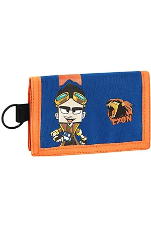 FRANCO COSIMO PANINI LYON GAMER - Portefeuille et Porte-Monnaie 3 Portes, Portefeuille Unisexe pour Enfants et garçons, Porte Monnaie avec Fermeture éclair, 13,5 x 9,5 cm, , Taglia Unica, Casual