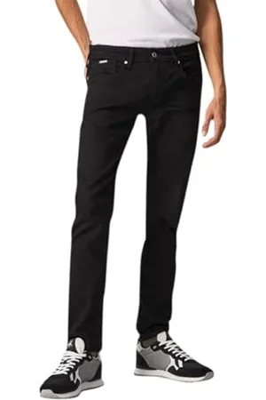 Pepe Jeans Hatch Jeans pour Homme Slim Fit Taille Moyenne Noir