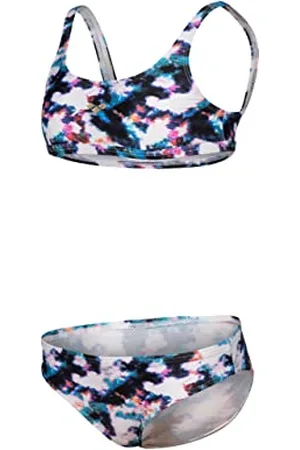 Arena Bikini à Haut Court Tie and Dye pour Filles