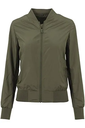 Build Your Brand Femme Veste Bomber en Nylon, , XL