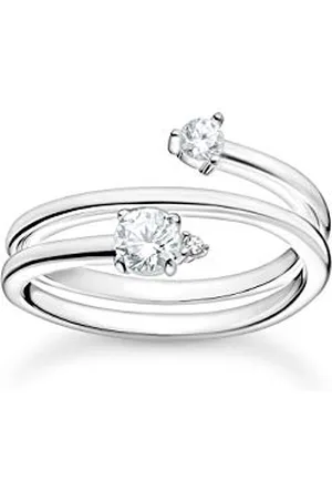 Thomas Sabo Dames Argent Sterling Oxyde de Zirconium Bague - TR2357-051-14-52
