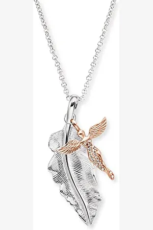Engelsrufer Collier Femme Argent 925 Oxyde de Zirconium 32015505, Länge 42 + 4 + 4 cm, Argent sterling, Zircone cubique