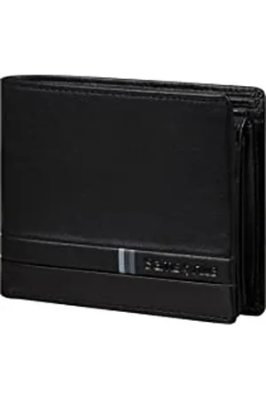 Samsonite Flaggedlg - Portefeuille, 10,5 cm, Noir (Noir)