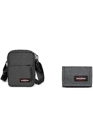 Eastpak Taschen/Rucksäcke/Koffer The One Shoulder Bag black denim (EK04577H) NS grau & Crew Single Porte-monnaie, 13 cm, (Black Denim)
