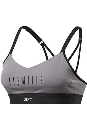 Reebok LM Lux Strappy Bra Soutien-Gorge de Sport Femme, , XXS