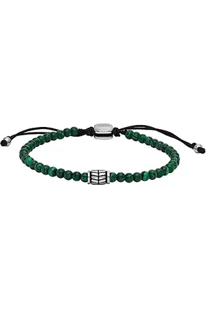 Fossil Bracelet Pour Hommes , Longueur : 250mm, Largeur : 4mm Bracelet En Acier Inoxydable Argenté, JF04415040