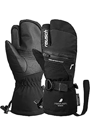 Reusch Lando R-TEX Junior Gants de Ski 3 Doigts Extra Chauds, imperméables et Respirants pour garçon