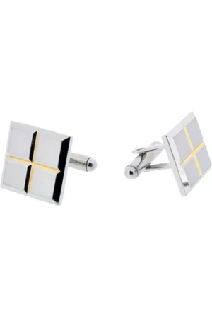 Phebus 85/0003 - Boutons de Manchette Homme - Acier Inoxydable
