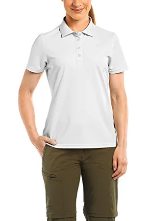 Maier Sports Ulrike, Polo piqué léger Fonctionnel pour Femme pour la randonnée et Les Loisirs, Technologie dryprotec, Respirant, Puce NFC pour Un Recyclage Facile, , 36