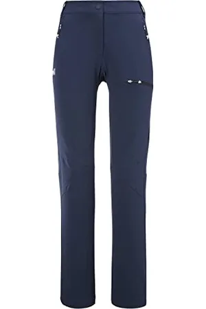 Millet All Outdoor II Pant W - Pantalon Polaire Femme - Coupe-Vent et Déperlant - Randonnée, Trekking, Approche - Bleu