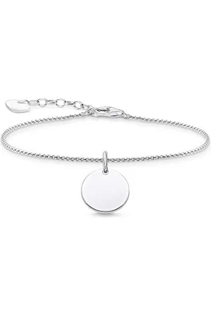 Thomas Sabo A1960-001-21-L19V Bracelet Femme avec Coin Argent 925/1000 16 à 19 cm