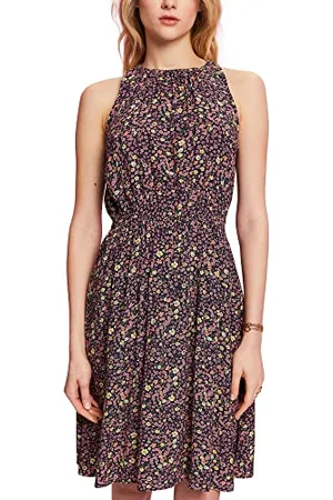 ESPRIT 043cc 1e305 Robe, 403/Navy 4, XXS Femme