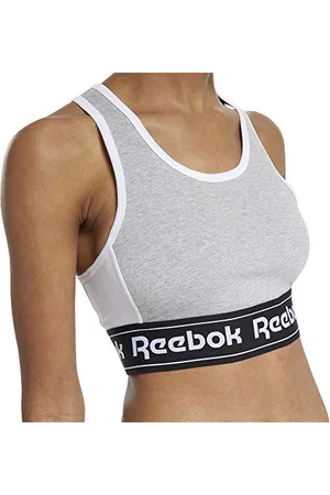 Reebok Te Linear Logo Bralette Soutien-Gorge de Sport Femme, , XXS