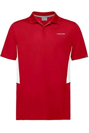 Head Club Tech Polo Shirt B, Polo Mixte Enfant, Red, Small