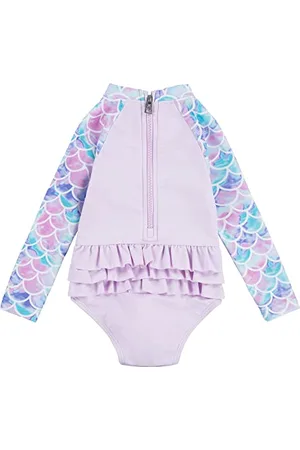 Hurley Hrlg Ruffle Long Sleeve One Piece Maillot de Bain, , 2 años Fille