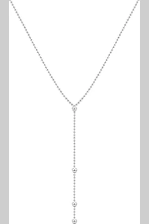 Elli Collier Femme Forme Y Simple - (925/1000) Argent