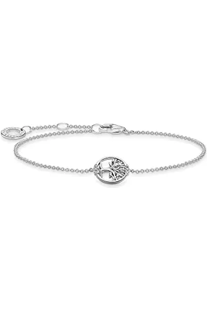 Thomas Sabo Bracelet argent sterling Oxyde de Zirconium femme, Argenté, Eine Grösse - A2038-167-14-L19V