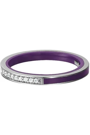 ESPRIT Marin Silver Glam Purple - Bague - Femme - 925/1000 1.8 gr - Cristal - Oxyde de Zirconium Blanc