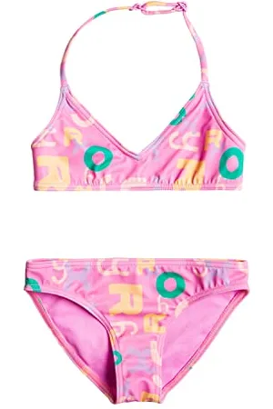 Roxy Funny Bambino - Conjunto de bikini triangular para Chicas 2-7