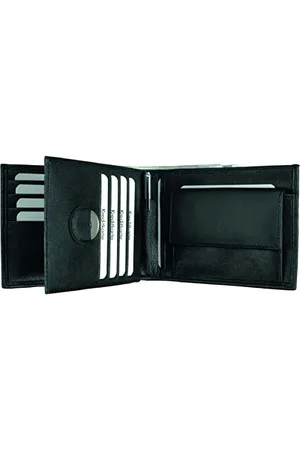 Alassio 96106 Euro Line Portefeuille combiné en Cuir Nappa Fin avec Compartiments pour Cartes de crédit, Compartiments pour Billets et Compartiment à Monnaie, env. 12,5 x 9,5 x 1 cm, , , 12