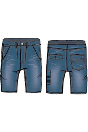 Hurley Oceancare Short en Jean élastique pour Homme Bermuda, , 32