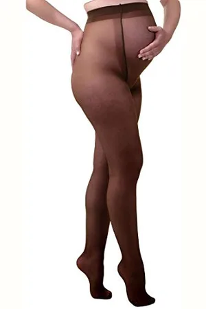 Mamsy Collants de Grossesse 20den Transparent, , S