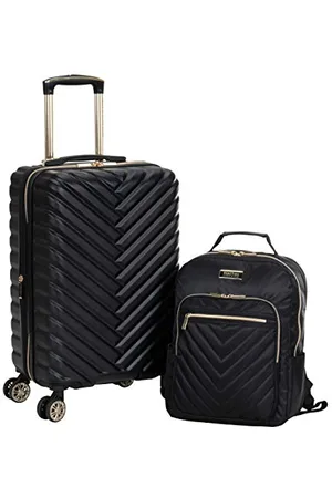 Kenneth Cole Madison Valise carrée Extensible à Chevrons rigides pour Femme, , 2-Piece Set (20" & 28"), Madison Valise carrée Extensible à Chevrons rigides pour