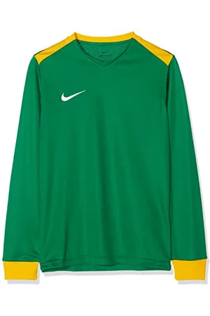 Nike Park Derby II LS, Maillot Enfant, Vert (pine green/university gold/White), L