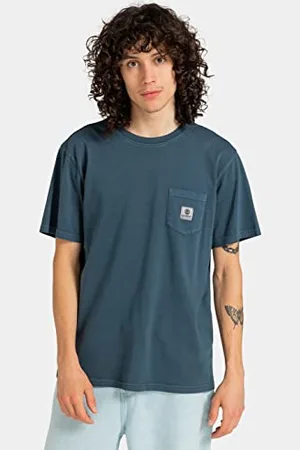 Element Basic Pocket - T-Shirt - Homme - Bleu.