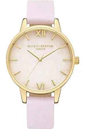 Olivia Burton Montre Analogique à Quartz pour Femme avec Bracelet en Cuir Rosé - OB16SP20