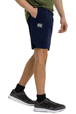 Canterbury Entraînement de Gym tissé Court Homme, Bleu , XS