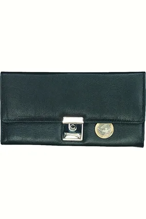Alassio Portefeuille en Cuir Nappa Fin, env. Porte-Monnaie 18,5 x 9,5 cm, 18 cm