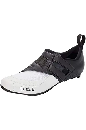 Fizik Mixte Transiro R49 Chaussure de Cyclisme, Blanc/Noir, 49 EU