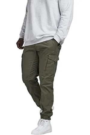 JACK & JONES Homme Jjipaul Jjflake Akm 542 Olive Nigh Plus Pantalon, , 42W / 36L EU