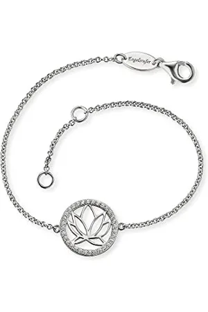 Engelsrufer Bracelet Argent Sterling Oxyde de Zirconium Femme, , Länge: 17 cm + 2 cm - ERB-Lotus-ZI