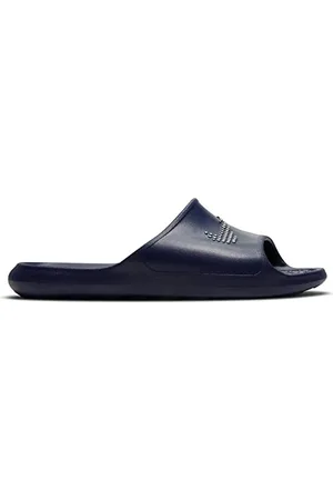 Nike Homme Victori One Shower Slide Chaussures, Bleu Marine de Minuit Blanc, 38.5 EU
