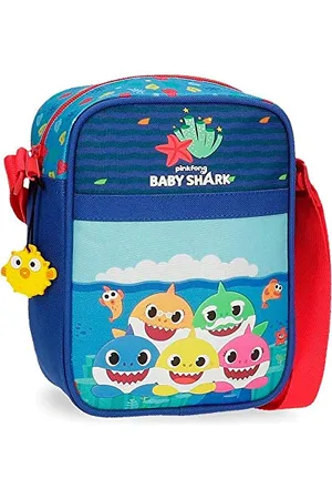 Baby Shark Bébé Requin Happy Family Bandoulière 15x19x10 cms Polyester