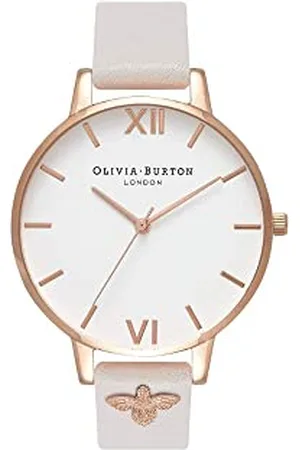 Olivia Burton Montre Analogique à Quartz pour Femme avec Bracelet en Cuir Rosé - OB16ES02