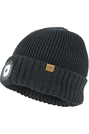 Sealskinz Waterproof Cold Weather LED Roll Cuff Bonnet Mixte, , S-M
