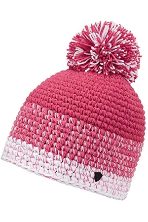 Ziener Intercontinental Bonnet à Pompon en martelé pour Femme Taille Unique