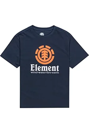 Element Vertical - T-Shirt - Garçon Enfant 8-16 Ans - Bleu.