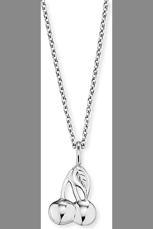 HERZENGEL Collier pour fille en argent sterling avec pendentif - Fermoir mousqueton - Longueur réglable - Sans nickel, 38, Argent sterling, Pas de gemme