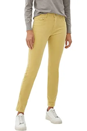 QS by s.Oliver 2122170 Pantalon en Velours côtelé, Coupe Slim, , W40 Femme